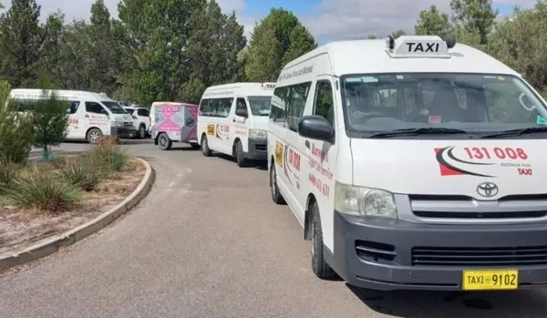 Happy wine tour group at premium Barossa Valley winery
